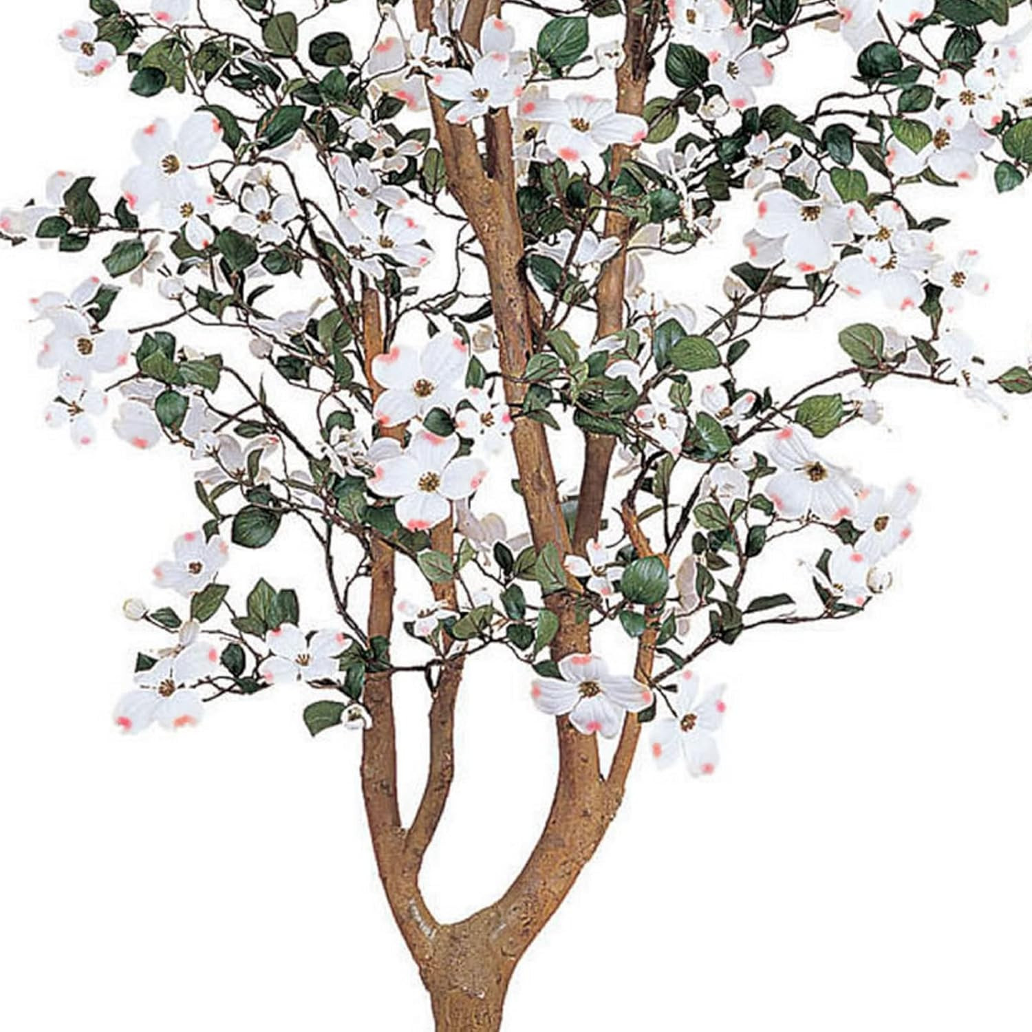 5Ft Dogwood Silk Tree – Lifelike Indoor Decor for Home or Office