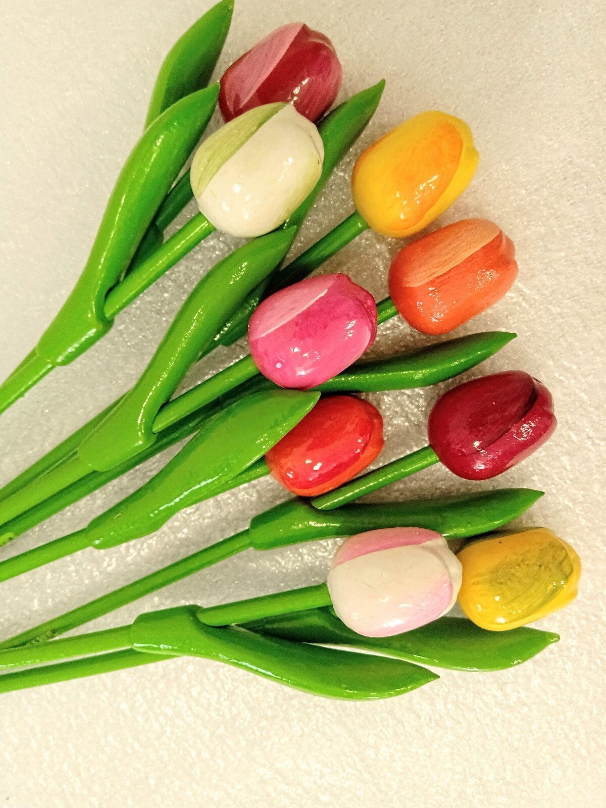 9 Wooden tulips Holland flowers tulip Gift Mother Wedding Friend Wife Christmas