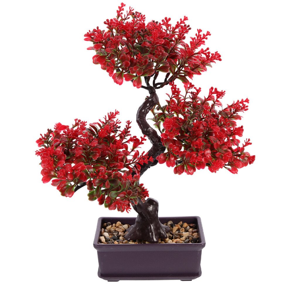 Artificial Plants & Flowers Japanese Fake Faux Bonsai Tree Large Potted
