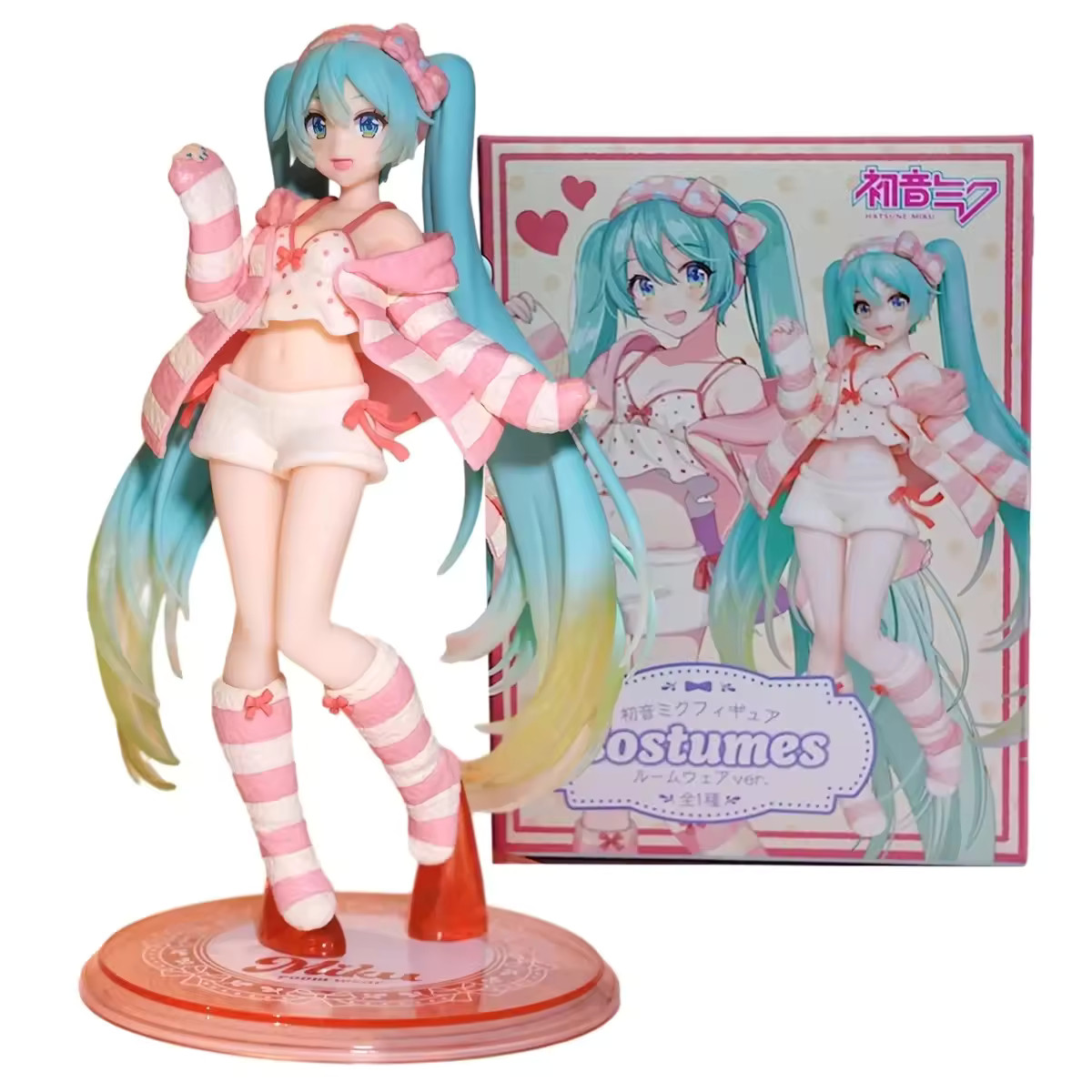 20CM Hatsune Miku Pajamas Figure Anime PVC Collectible Model Toy Gift
