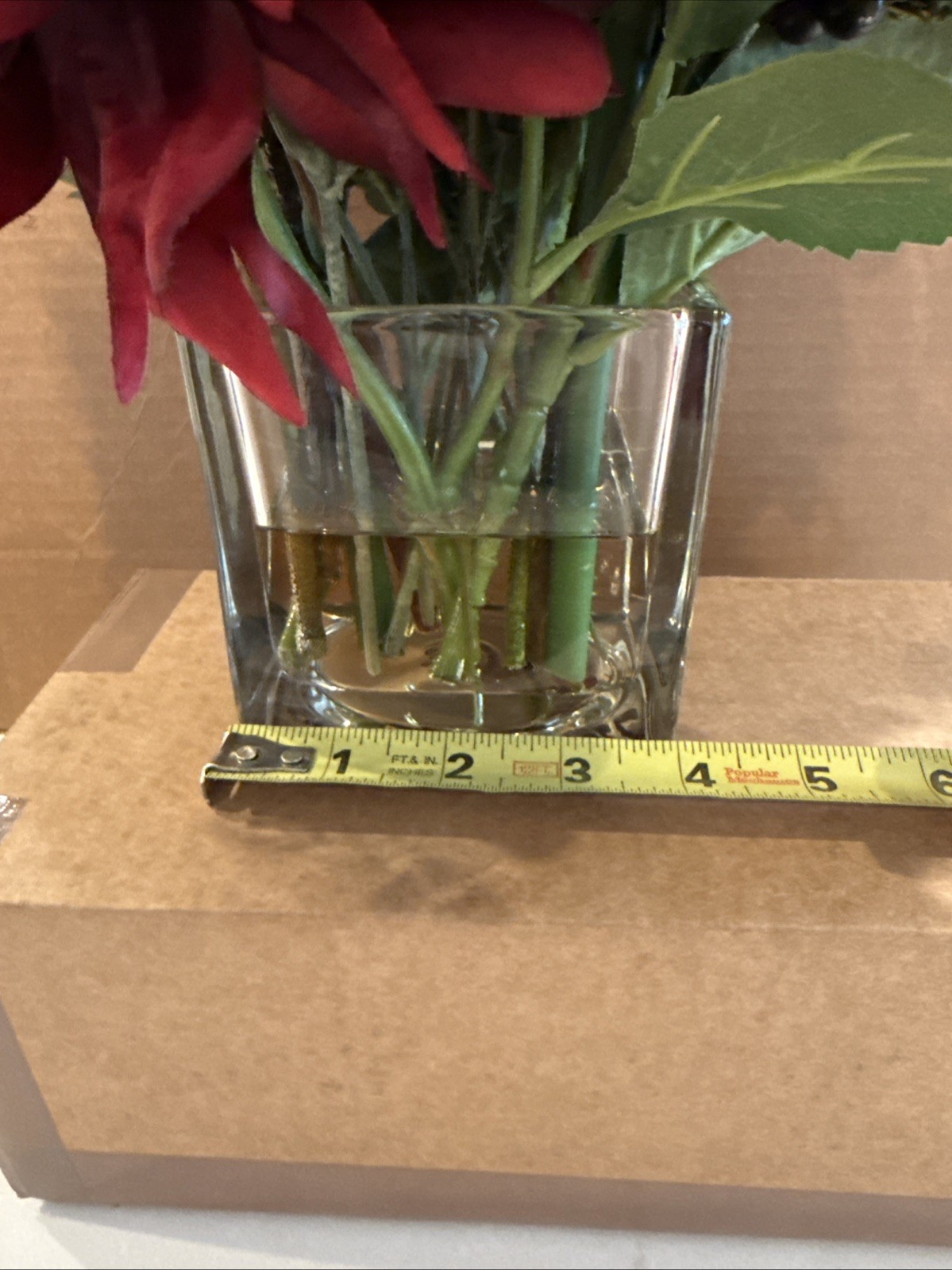 PETALS SPIDER MUM & Blackberries Silk Flowers Centerpiece 11” Height & 13” Width