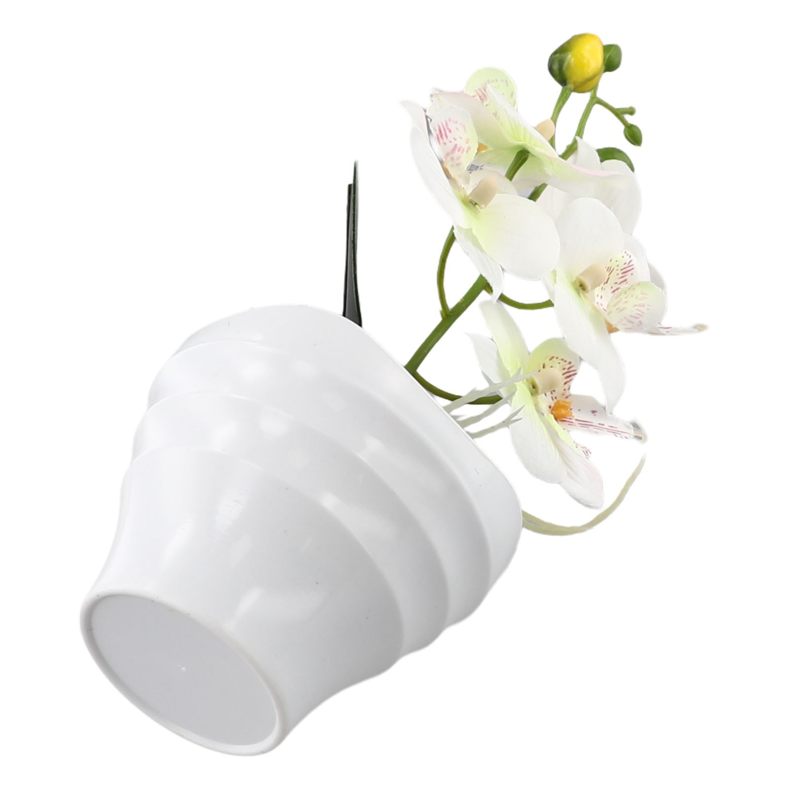 Artificial Butterfly Orchid Flower Plants In Pot Fake Home Wedding Party Decor