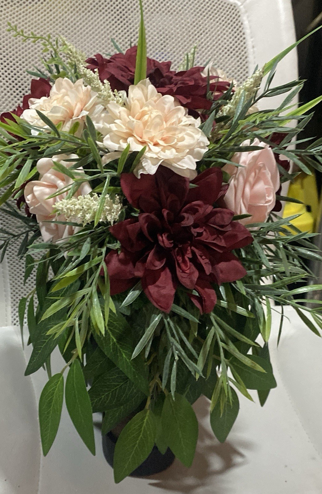 Cowboy Boot Floral Arrangement Western Style Home Decor Faux Florals