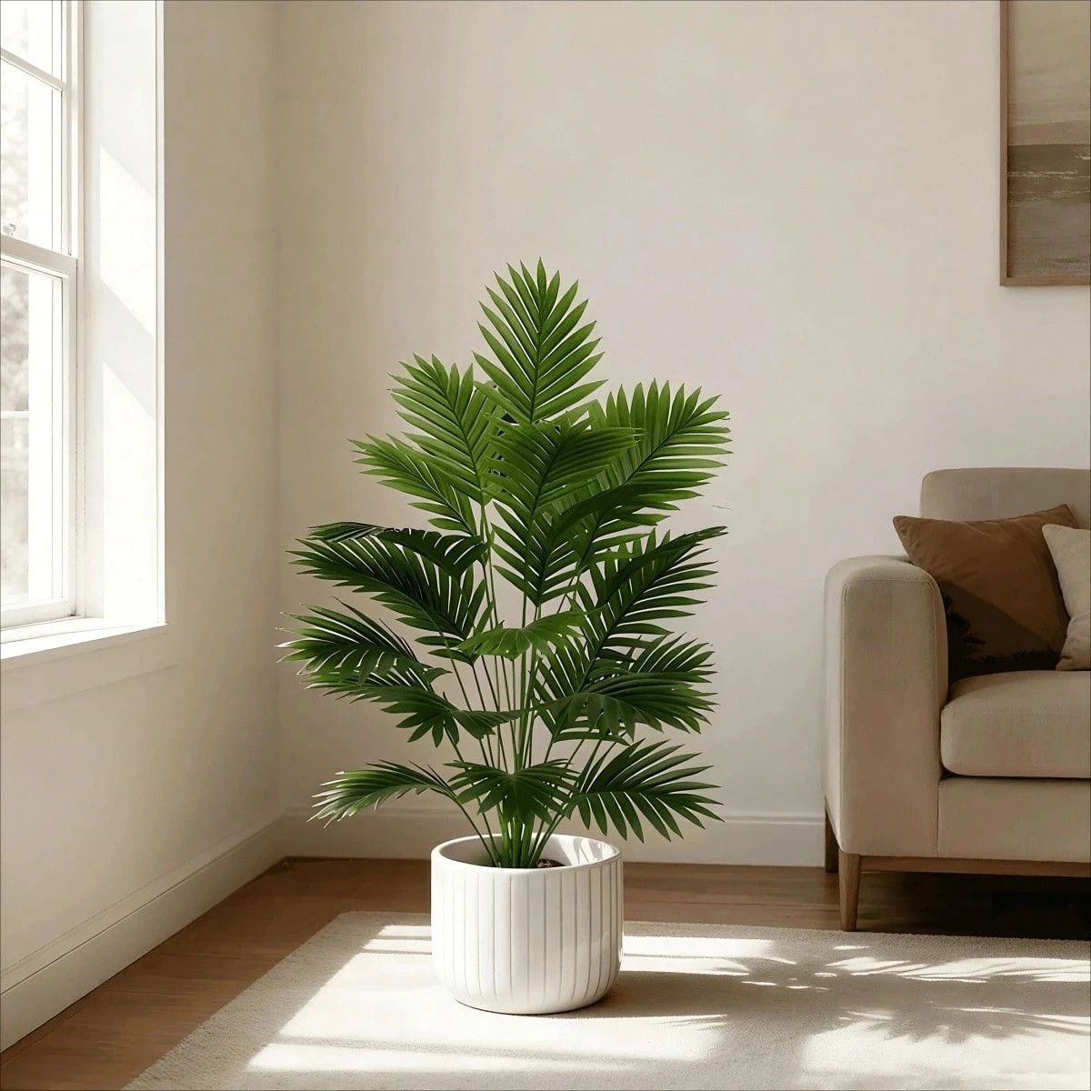 1 Piece – 24 Leaves (92cm) Tropical Rainforest Style Wide Leaf Artificial no pot