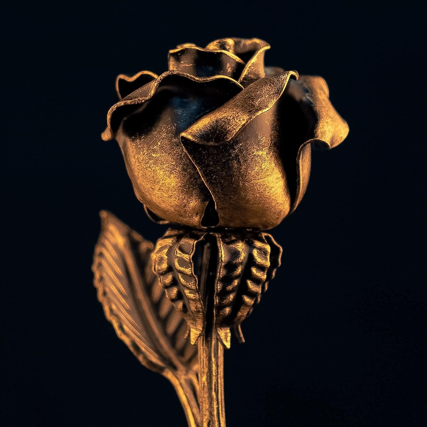 Handcrafted Bronze Rose – Forever Flower Keepsake