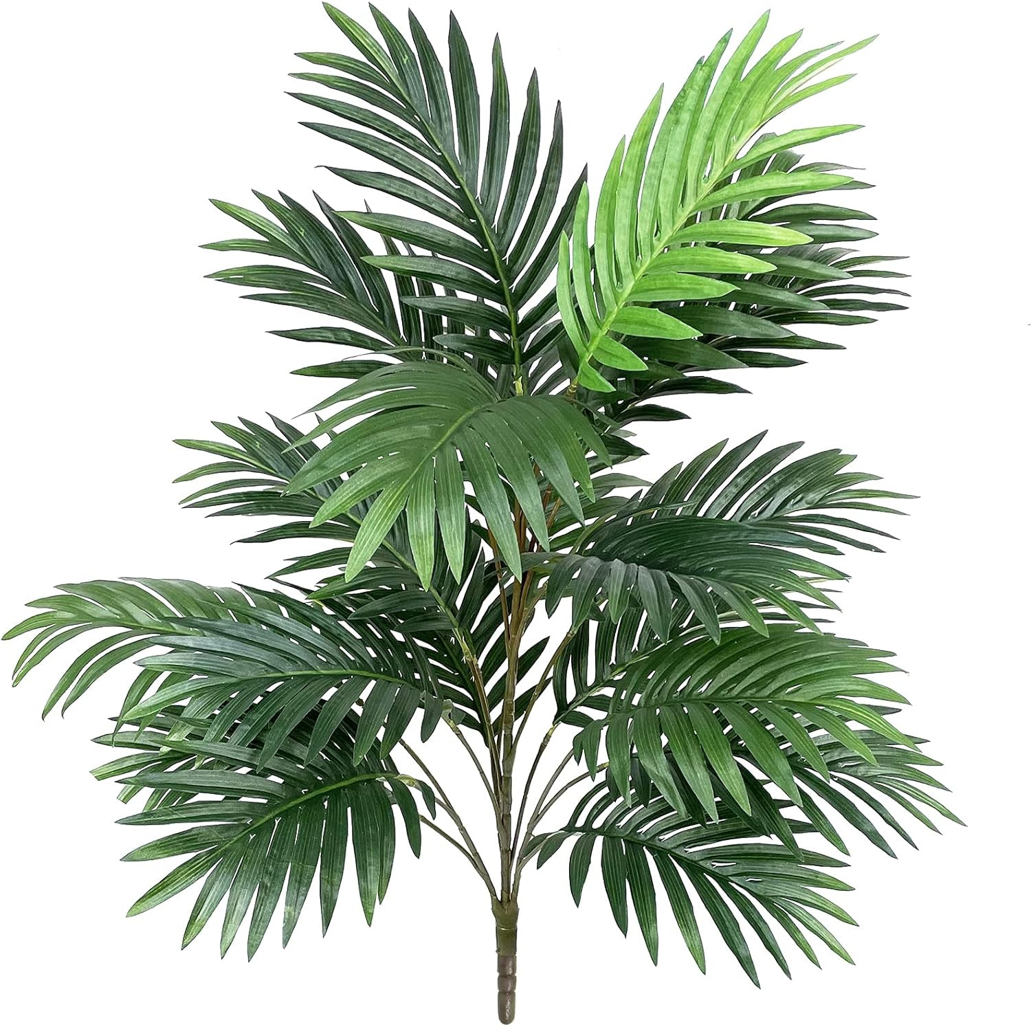 Artificial Palm Tree 30″ Tall UV Resistant Tropical Areca Faux Plants Monstera L