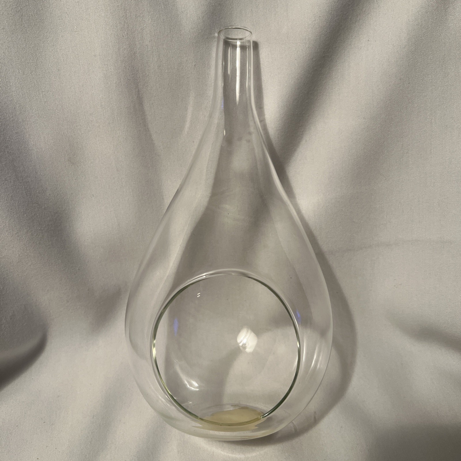 Glass Plant Terrarium Or Minature Vignette Vessel Clear Teardrop Container