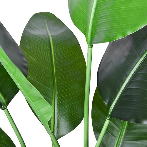 Artificial Bird of Paradise Plant, Fake Tree with Realistic 4 ft 2 Packs