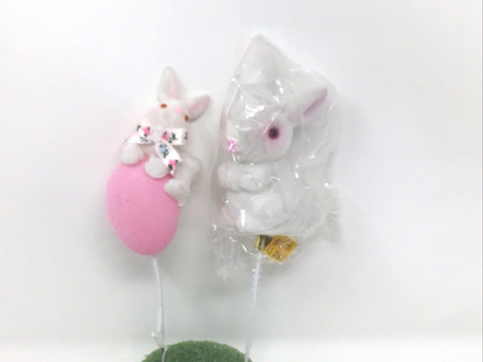 Vintage Easter Bunny Floral Picks 2 Duck Picks 6”-9” Picks Lot Of 14 Felt