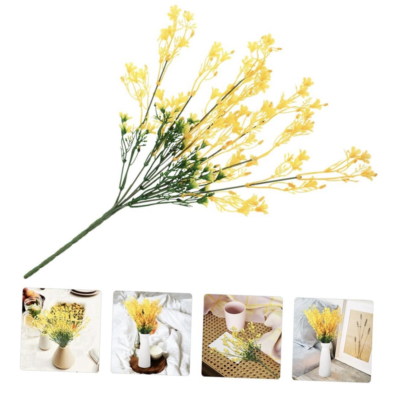 12 Pcs Bouquets for Wedding Artificial Marigold Fake Flowers Props (T-27)