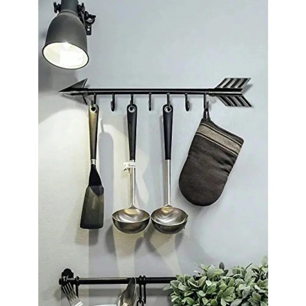 Vintage Arrow Jewelry Organizer Rack Wall-Mounted Vanity Storage Hook for Lovers