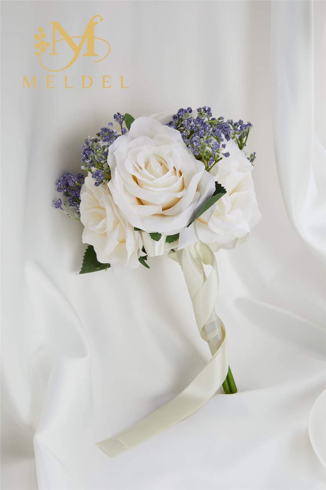 6.5 Inch Ivory Bridesmaid Bouquets For Wedding Set Of 6 Wedding Bouquets For Bri
