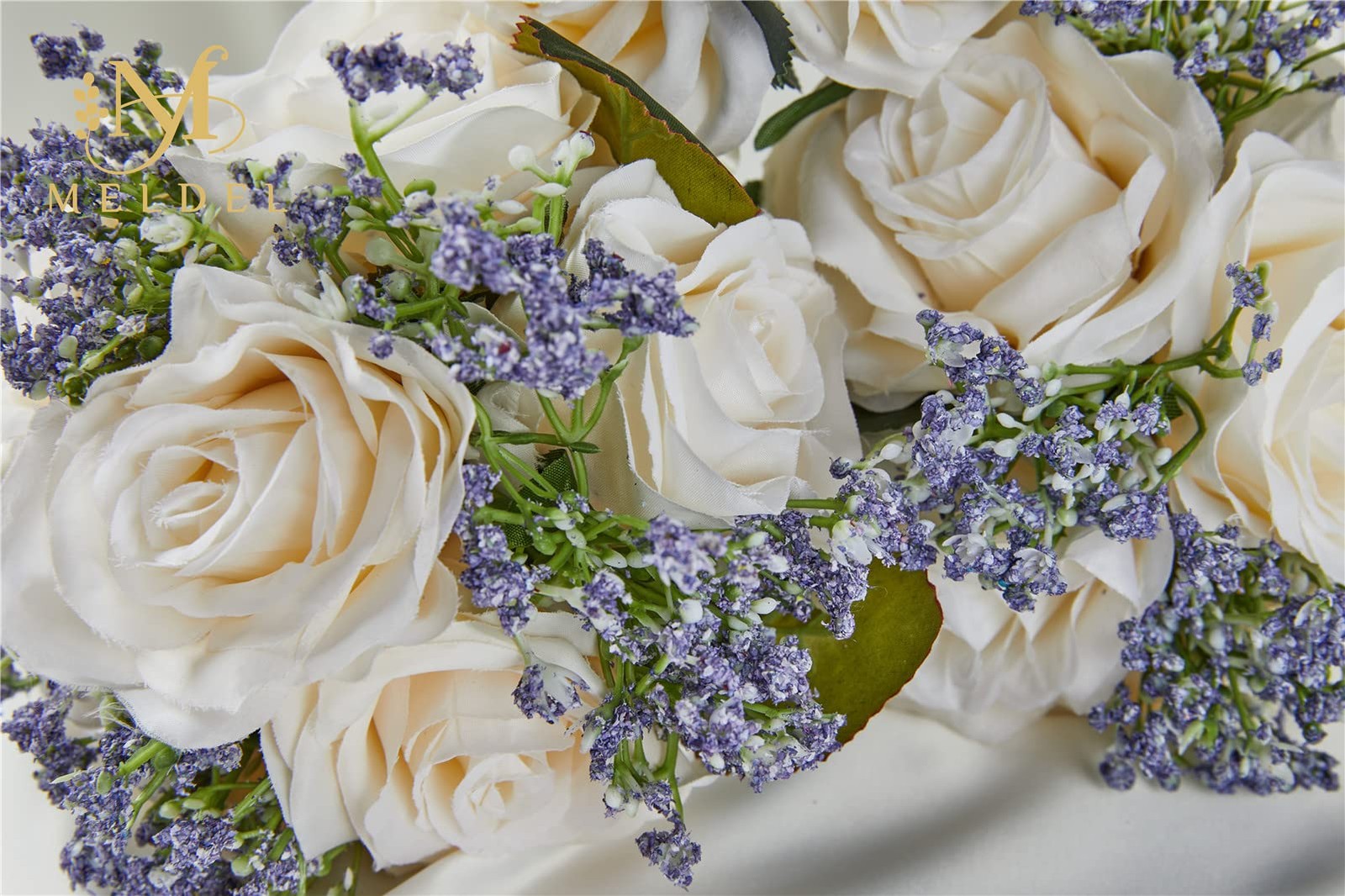 6.5 Inch Ivory Bridesmaid Bouquets For Wedding Set Of 6 Wedding Bouquets For Bri