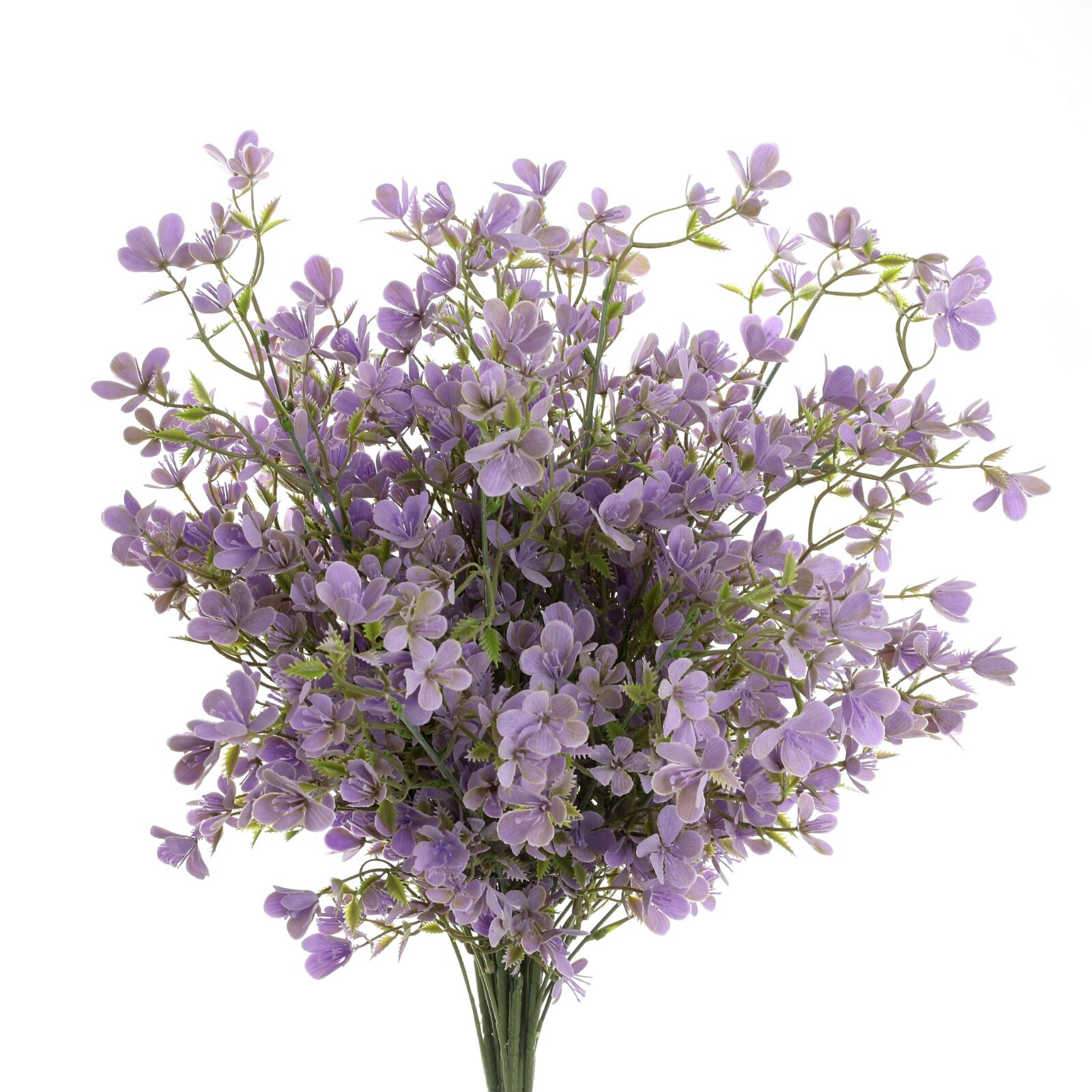 Grand Verde Artificial Flowers Long Stems Plastic Faux Bouquet, Bulk Lot 5pcs