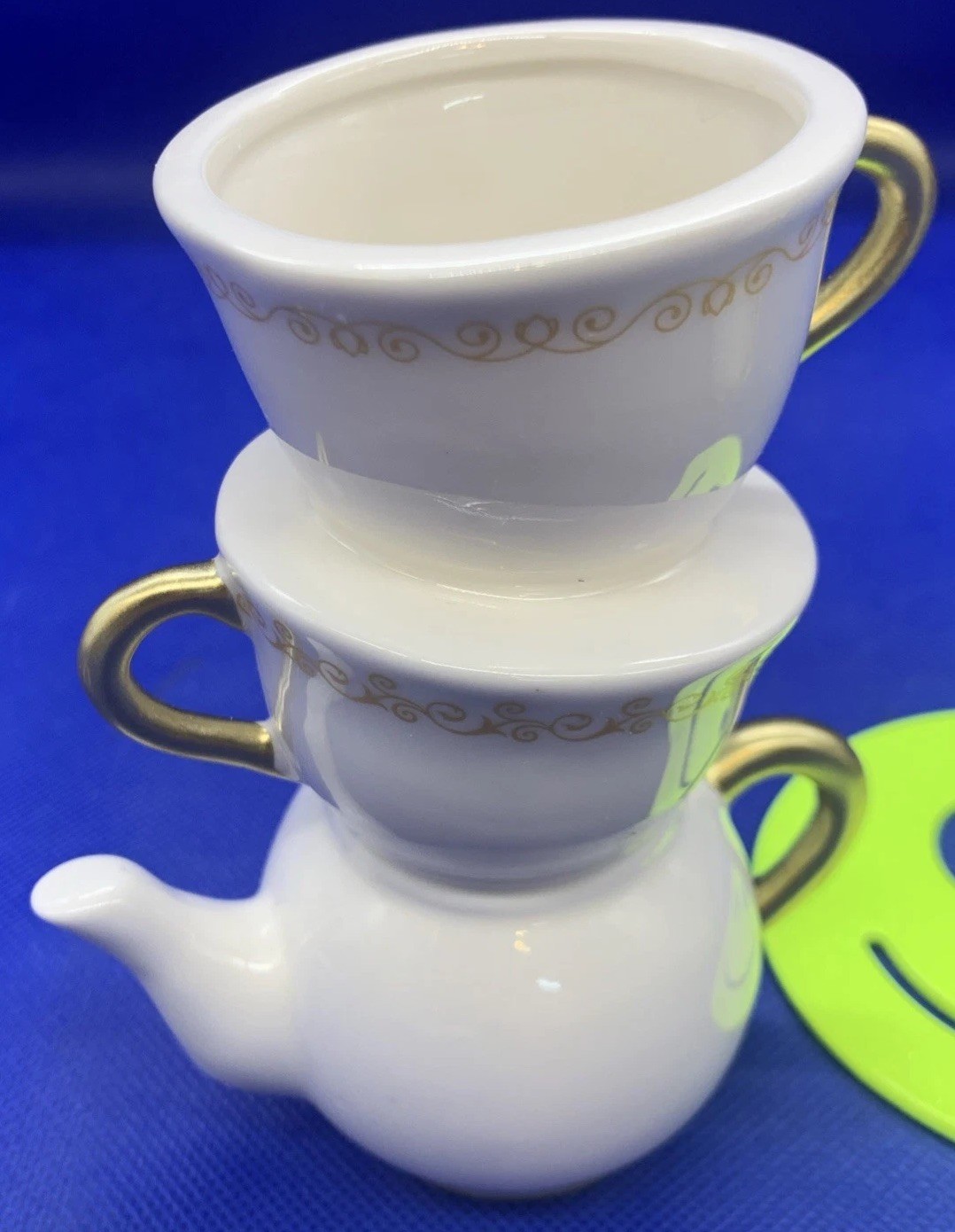 🔥 Tioncy Mini Teacup Bud Vases Antique Vintage Look 5″ Wonderland Set Of 2