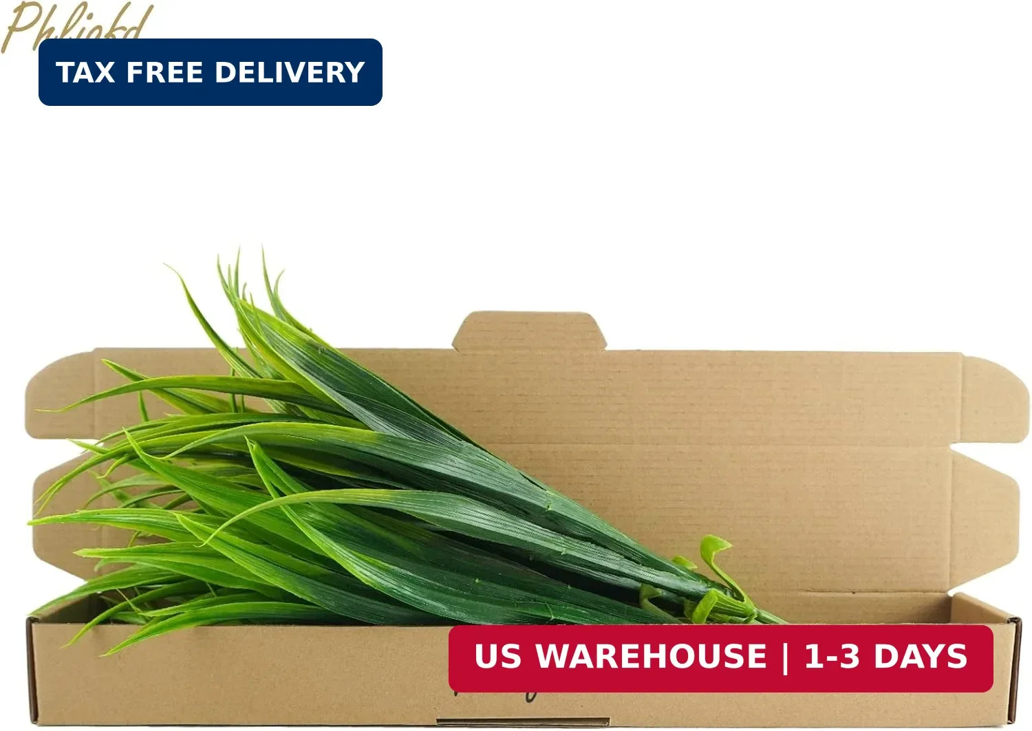6Pcs Artificial Grass Fake Plants 17.3in 16 Leaves Outdoor Fake Grass UV Resista
