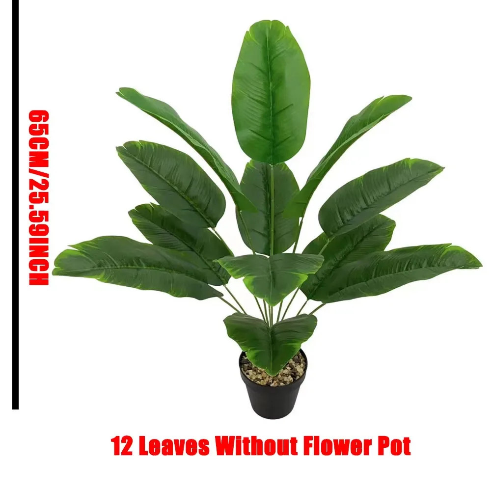 120cm 24 Leaves Artificial Plant Large Tropical Palm Tree Fake Office Decor NEW