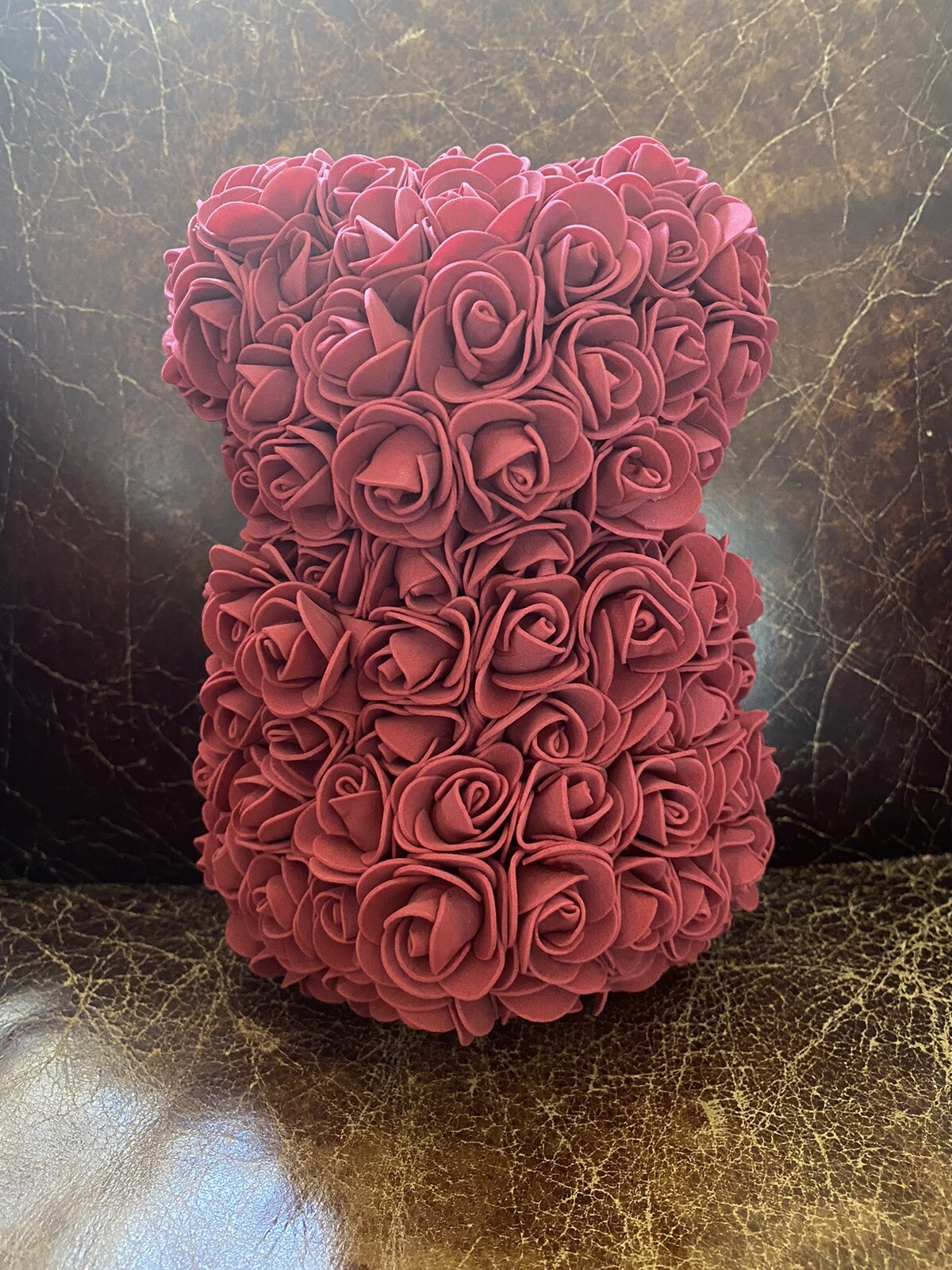 22cm ROSE BEAR FLOWER TEDDY GIFT ARTIFICIAL ROSE CHRISTMAS GIFT Anniversary Gift
