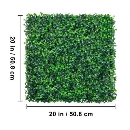 12PCS 20x20inch Artificial Boxwood Panels Boxwood Hedge Wall