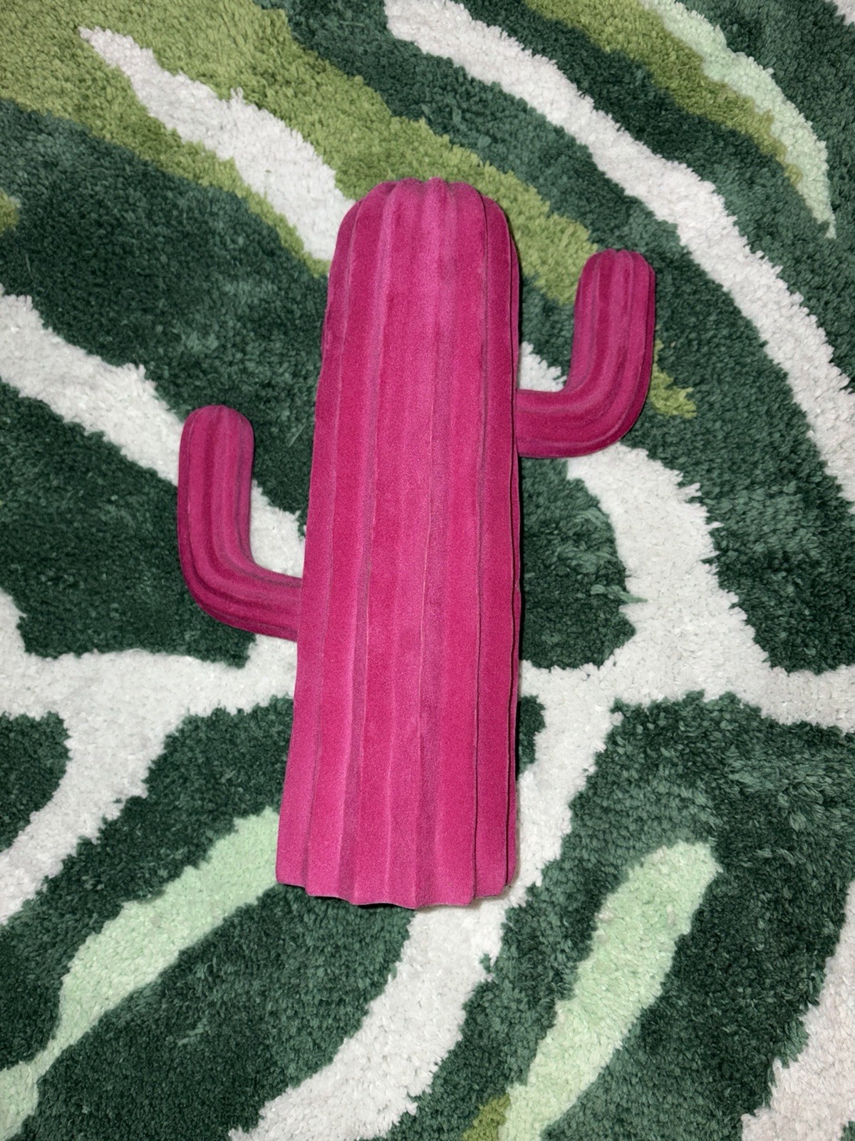 Pink Velvet Cactus Decoration Fun Colored Succulent Home Decor Artificial Plant