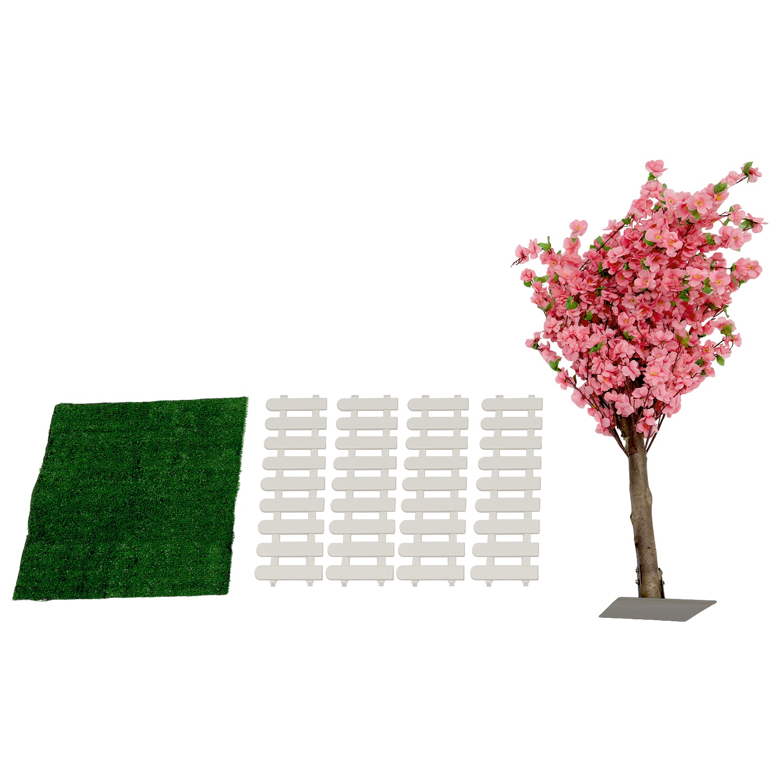 1.2m Artificial Cherry Blossom Tree Fake Sakura Tree For Bridal Bouquets Decor