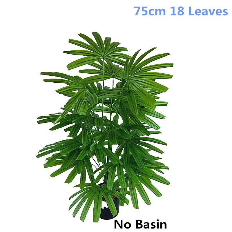 70-85cm Artificial Banana Tree Leaf Plastic Palm Leaves Garden Hotel Home Decor