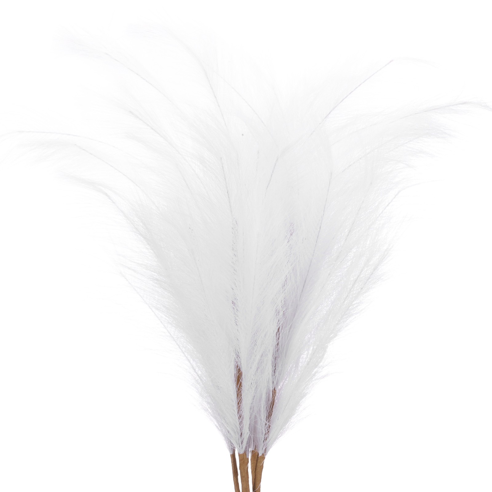 37.8in Pampas Grass Decor, 7 Pcs Artificial Pampas Grass Bulk, White
