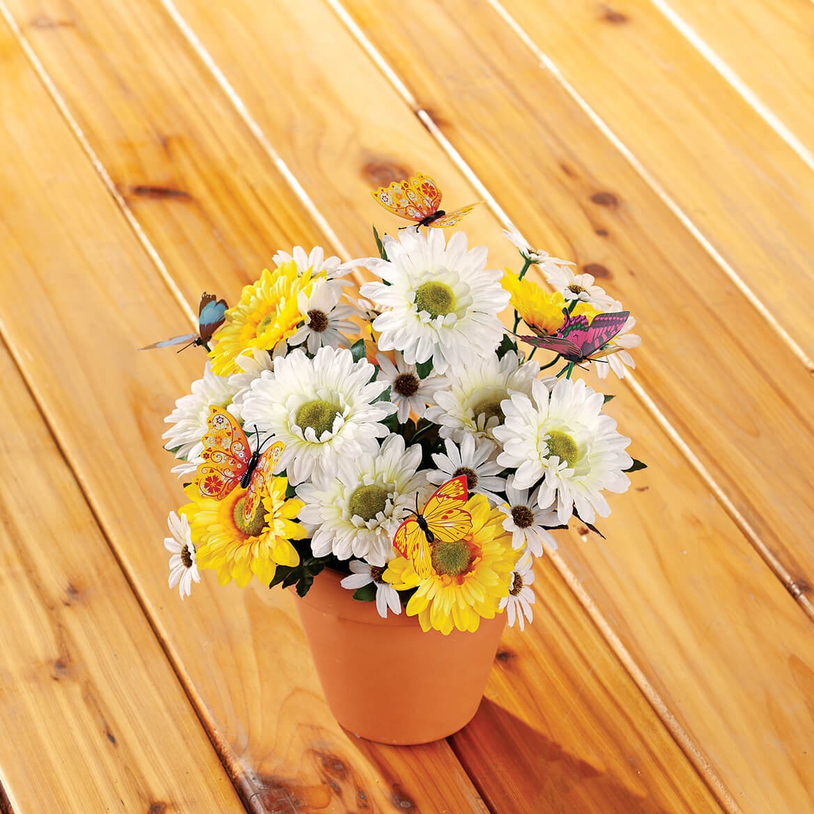 Artificial Butterfly Daisy Bush by OakRidge