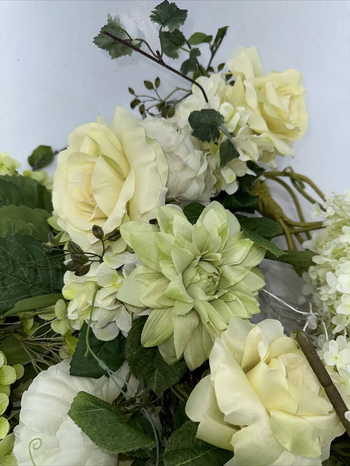 Artificial Flowers Mixed Lot Foliage Leaves Flowers Decor Wedding Party Holiday