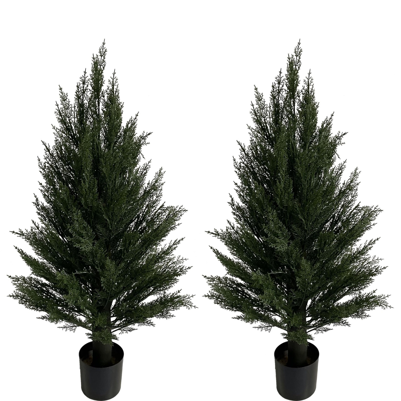 ALL SEASON GREEN Fake Topiaries Outdoor Plants, 3ft UV Protection Potted Arti…