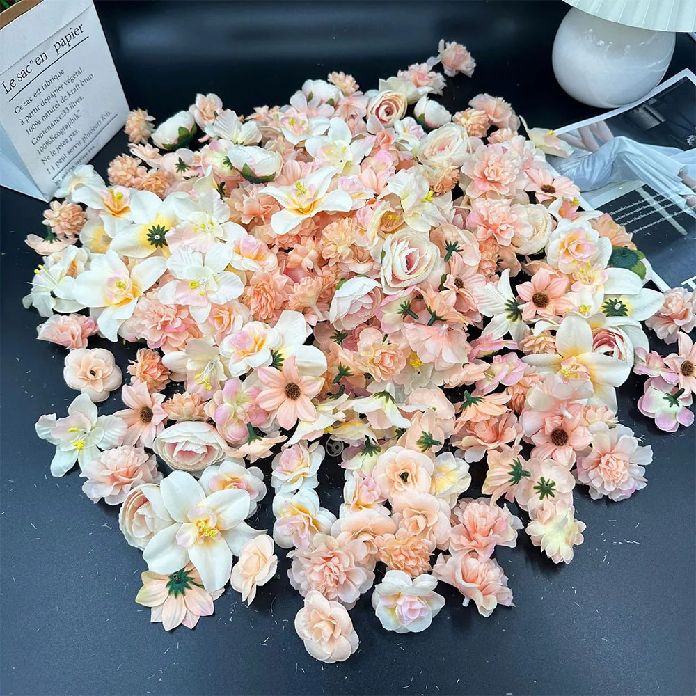 20Pcs Artificial Flowers DIY Garland Kit for Wedding Arch Backdrop Home Decorate