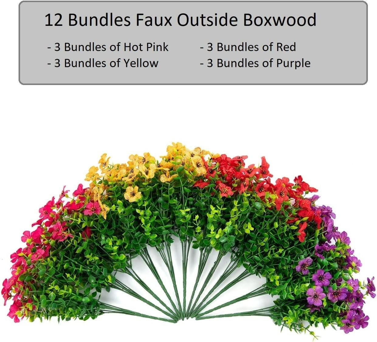 12 Count Colorful Daisy Flower Bundles – Perfect for Garden and Outdoor Events