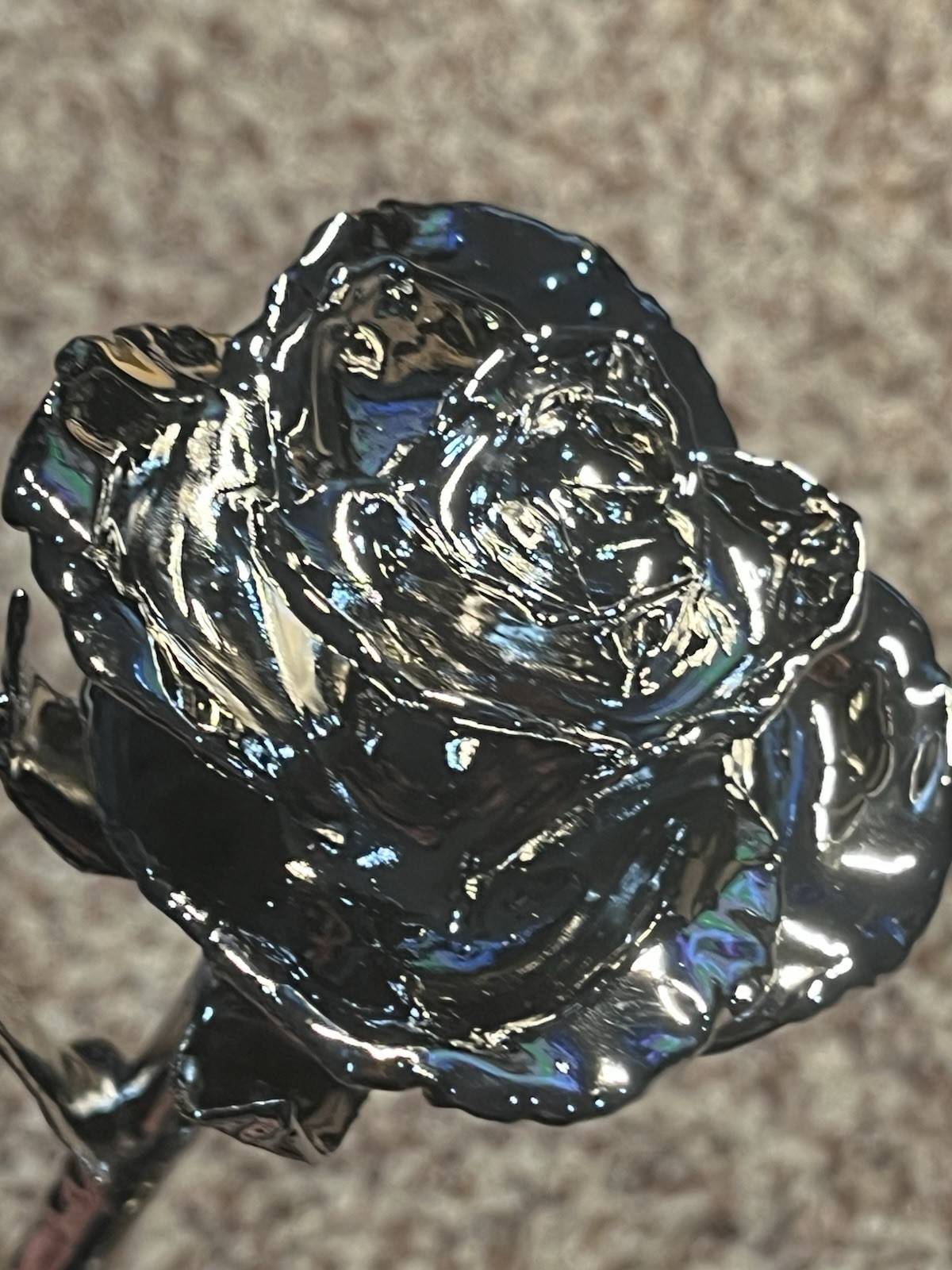 The Forever Rose Handcrafted From Real Platinum Preserved Over 65 Steps & Box