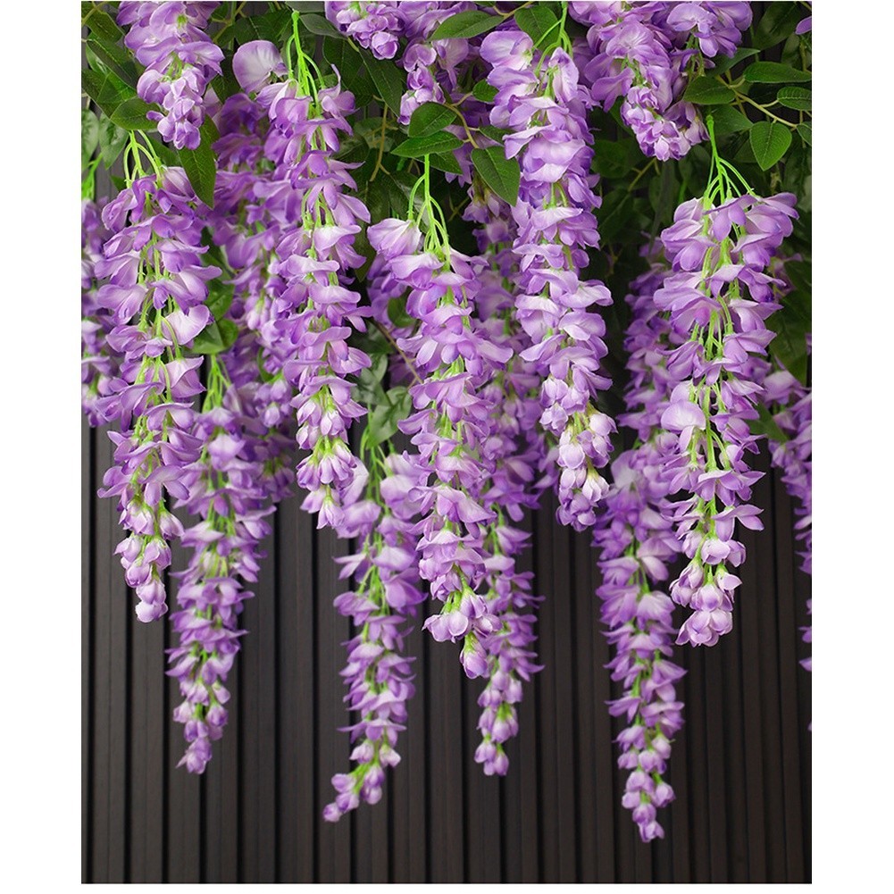 Artificial Wisteria Garland for Door Frame Wall Hanging Fireplace Mantel Decor