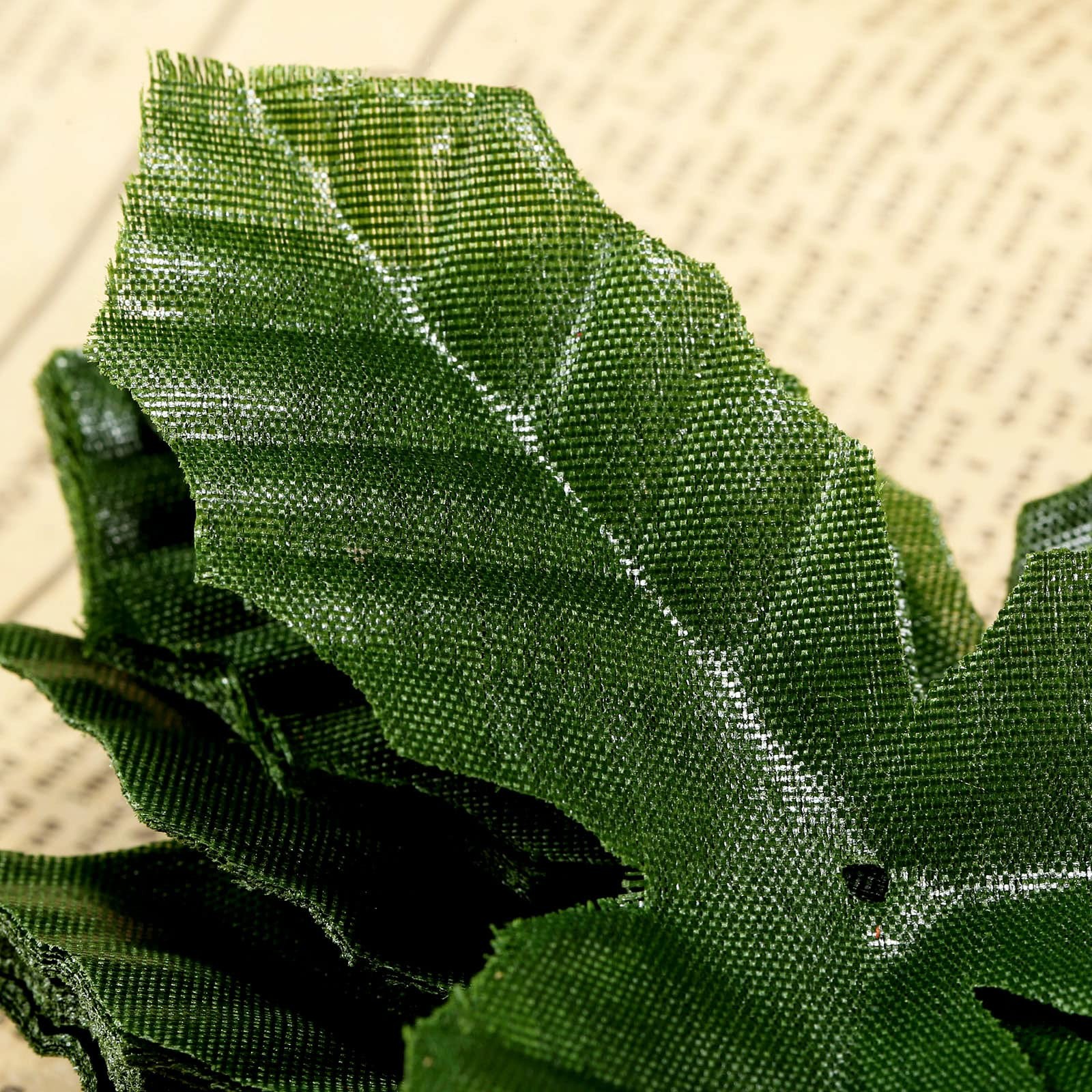 Artificial Leaves Rose Flower Leaf Wedding Bouquet Crafts Green 50 PCS