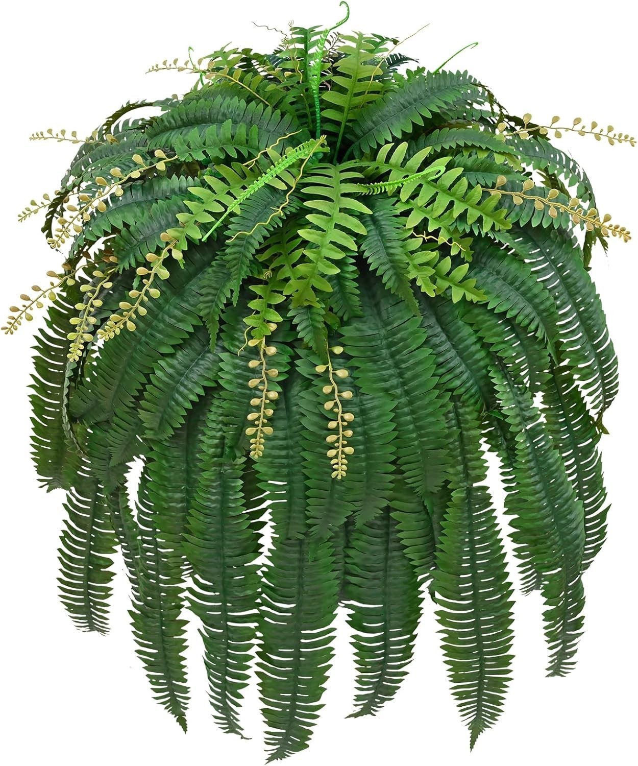 2 Pcs 67″ Fake Ferns Large Artificial Plants Outdoor, Artificial Ferns for Outdo