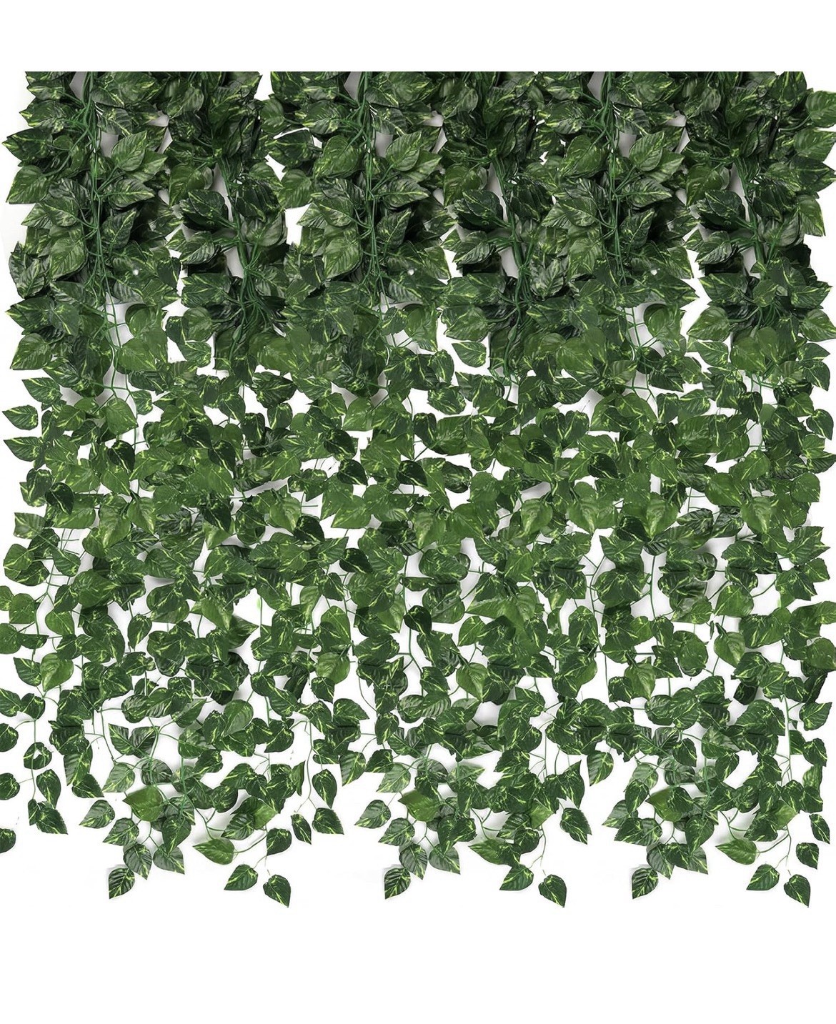 Set Of 2 24 Pack 173ft Artificial Ivy Greenery Garland Fake Vines Backdrop