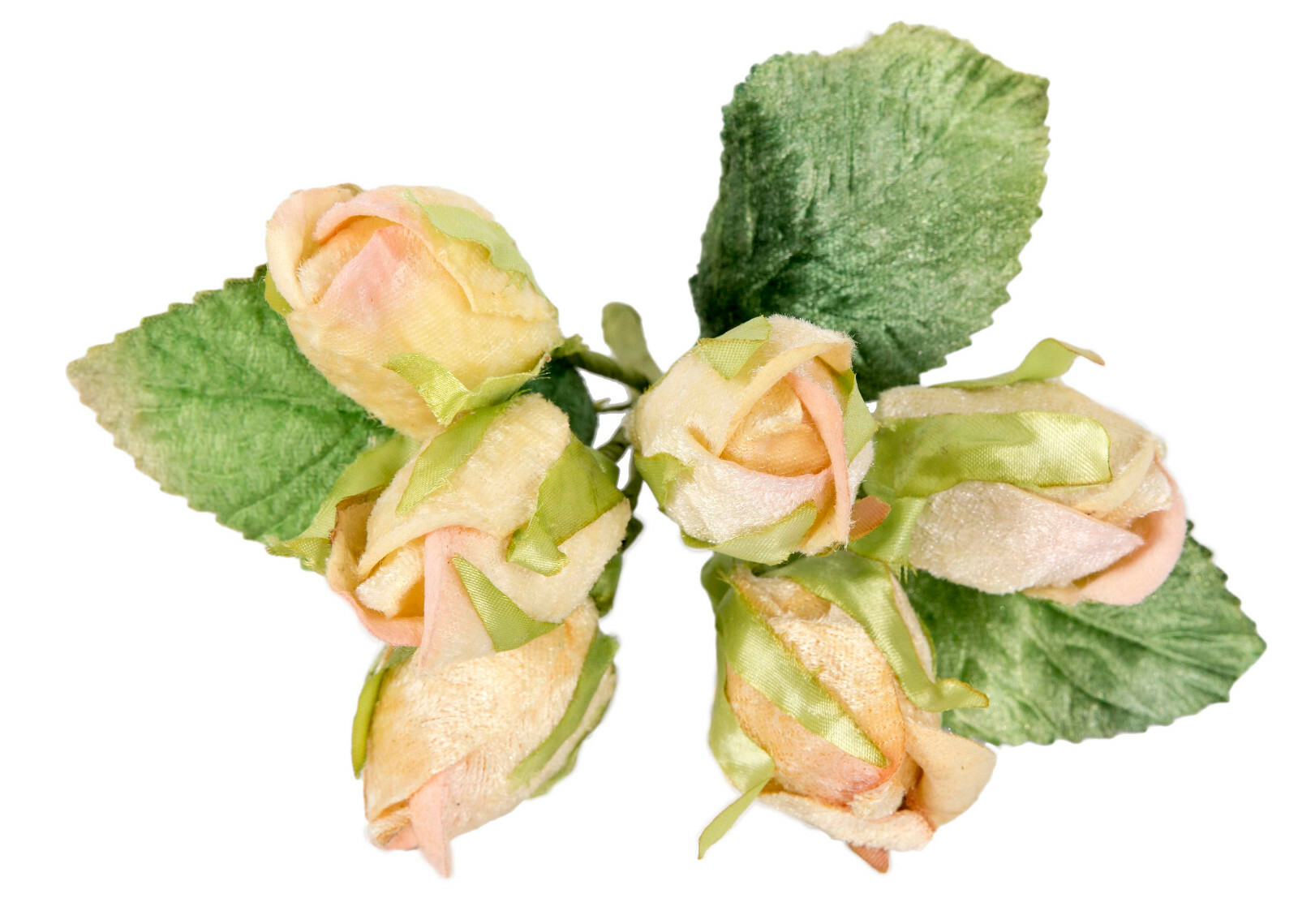 Velvet Rose Buds Flowers Fascinators Hat Making DIY Craft Millinery Many Colors