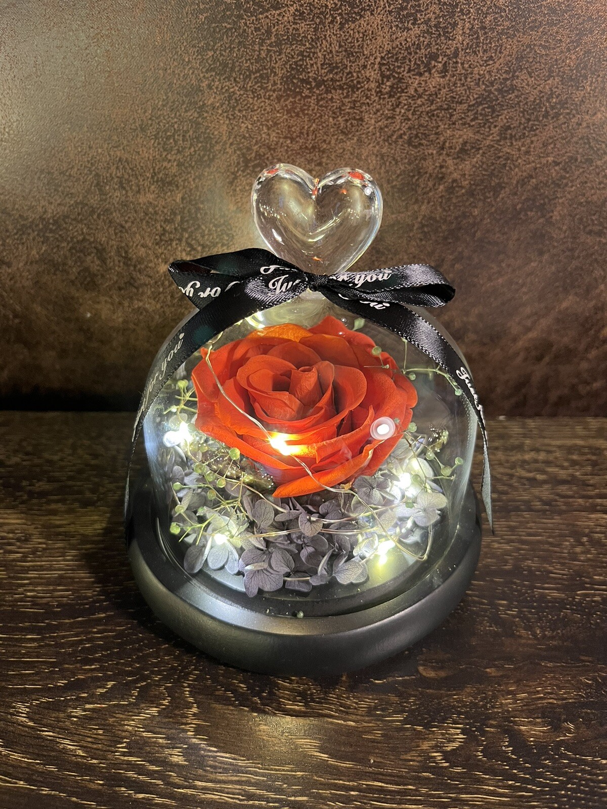Eternal Rose flower Preserved rose everlasting rose flower gift with Led Light