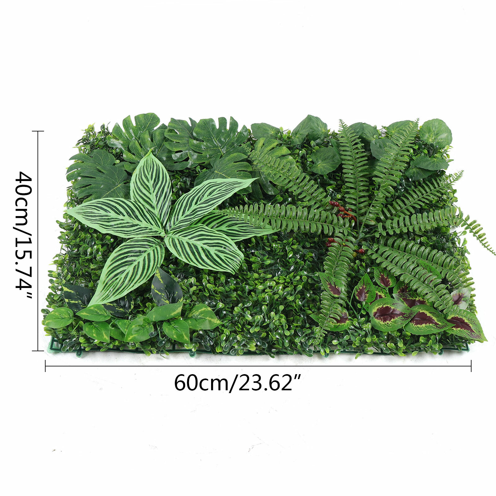 Plant Artificial Mat 12PCs Greenery Wall Hedge Grass Fence Foliage Panel Decor