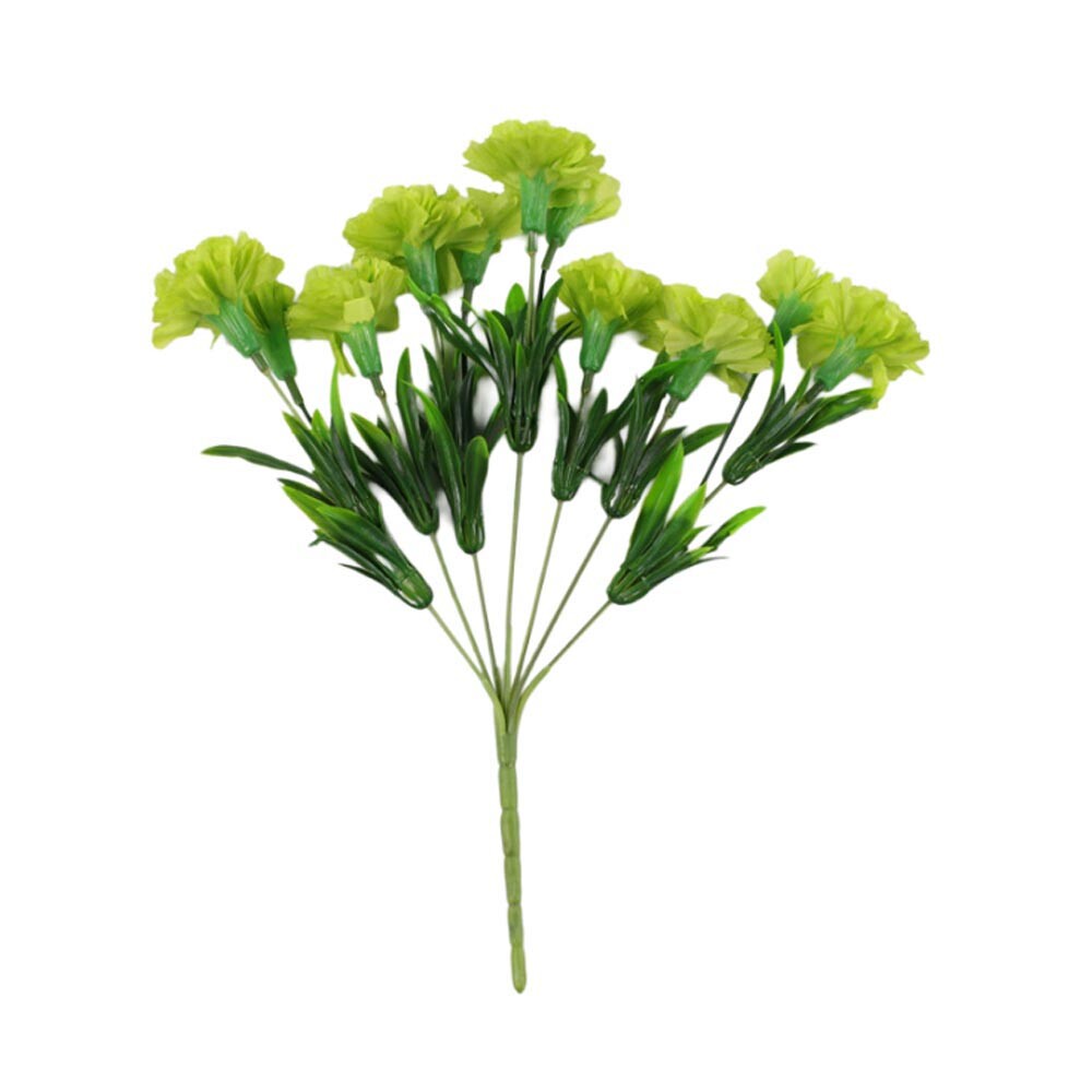 1PC Bright Artificial Carnation Fake Flower Bush Bouquet Home Wedding Decor