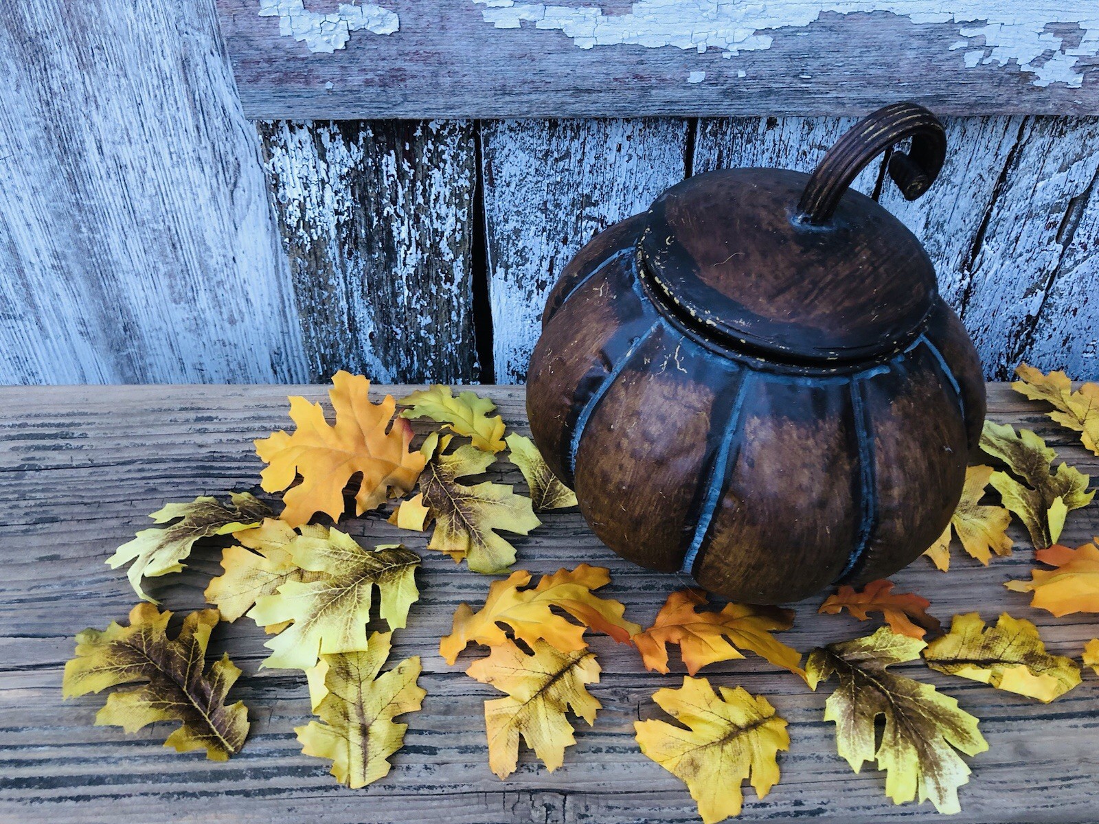 36 Sunny Ridge Oak Fall Leaves Autumn Artificial LOOSE in A BAG Wedding Decor
