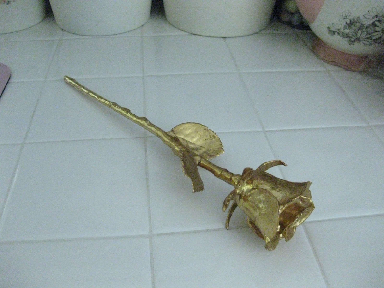 Beautiful 24K Gold Finish Dipped Real Rose
