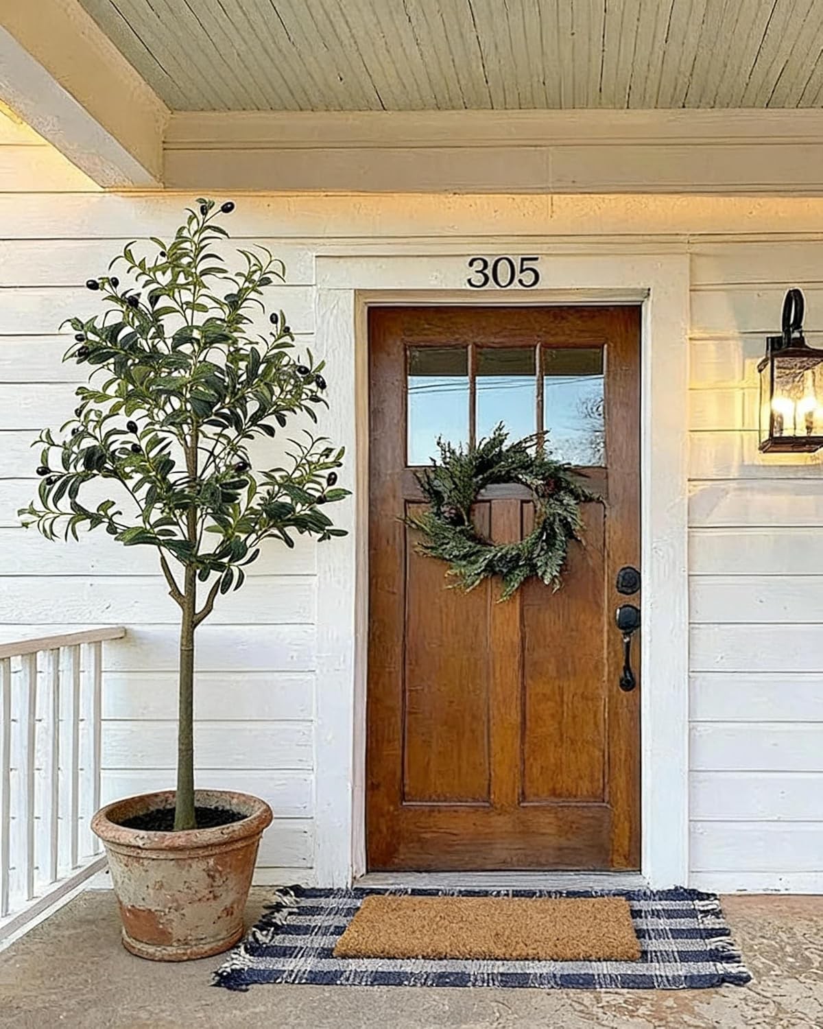 5FT Tall Faux Realistic Olive Trees Artificial Olive Tree for Indoor Home Decor