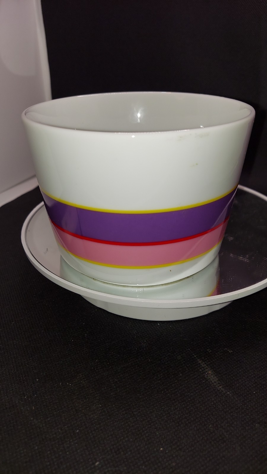 ESPECIALLY FOR YOU! F.T.D.A MADE IN JAPAN 1988 VASE Purple And PINK TOTALLY ’80S