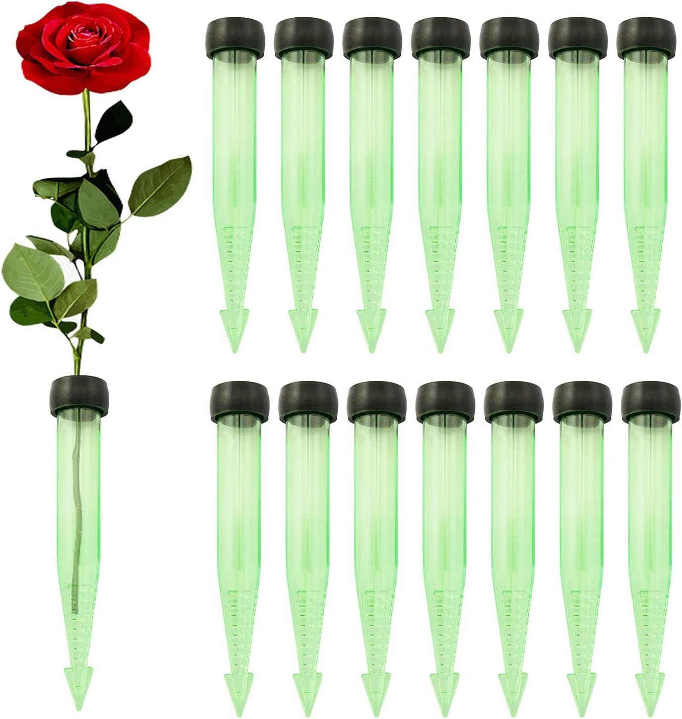 36PCS Floral Water Tubes Rose Flower Water Tubes for Flower Arrangement