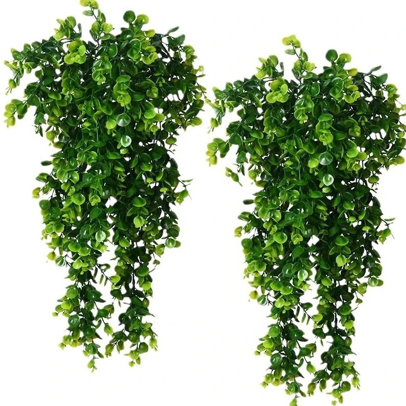 1pc Green 30in Artificial Hanging Eucalyptus Vine Greenery Wall Decor – NEW