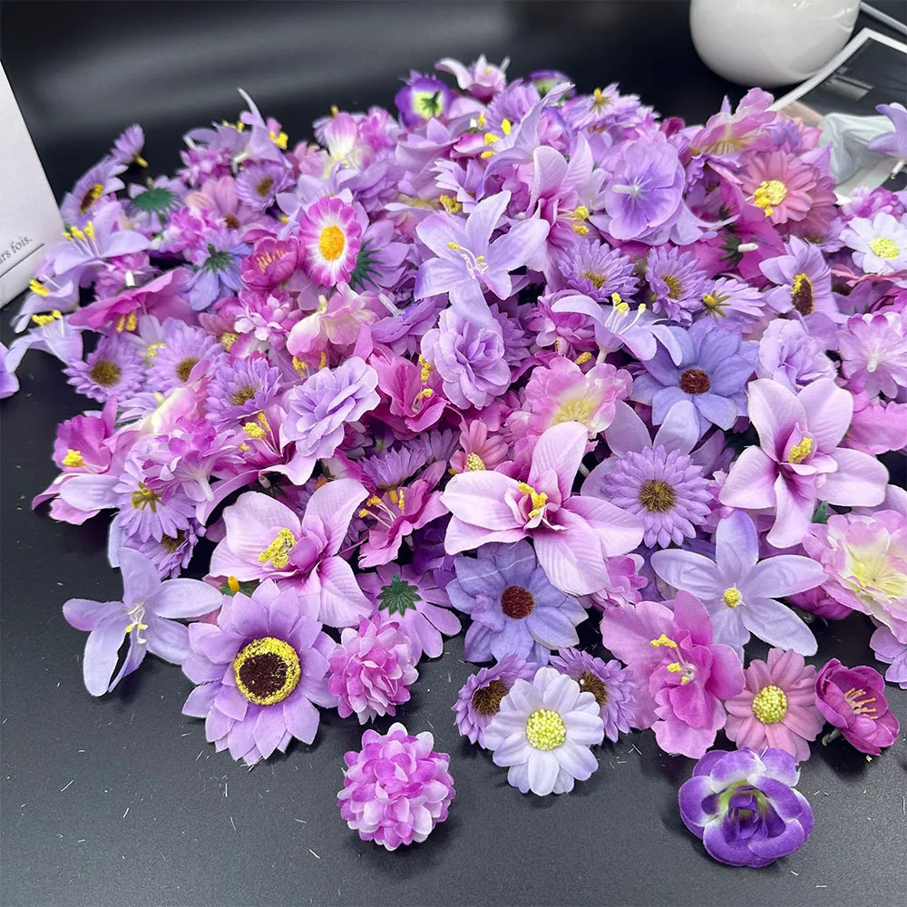 20Pcs Artificial Flowers DIY Garland Kit for Wedding Arch Backdrop Home Decorate