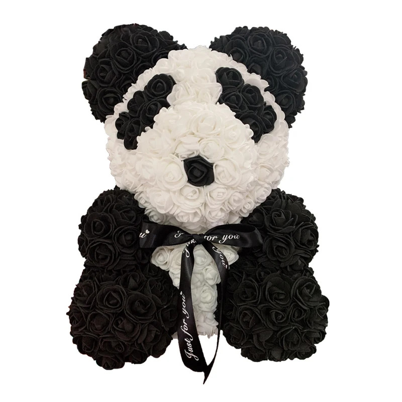 Wedding Rose Teddy Bear With Box For Women Valentines Girlfriend Gift
