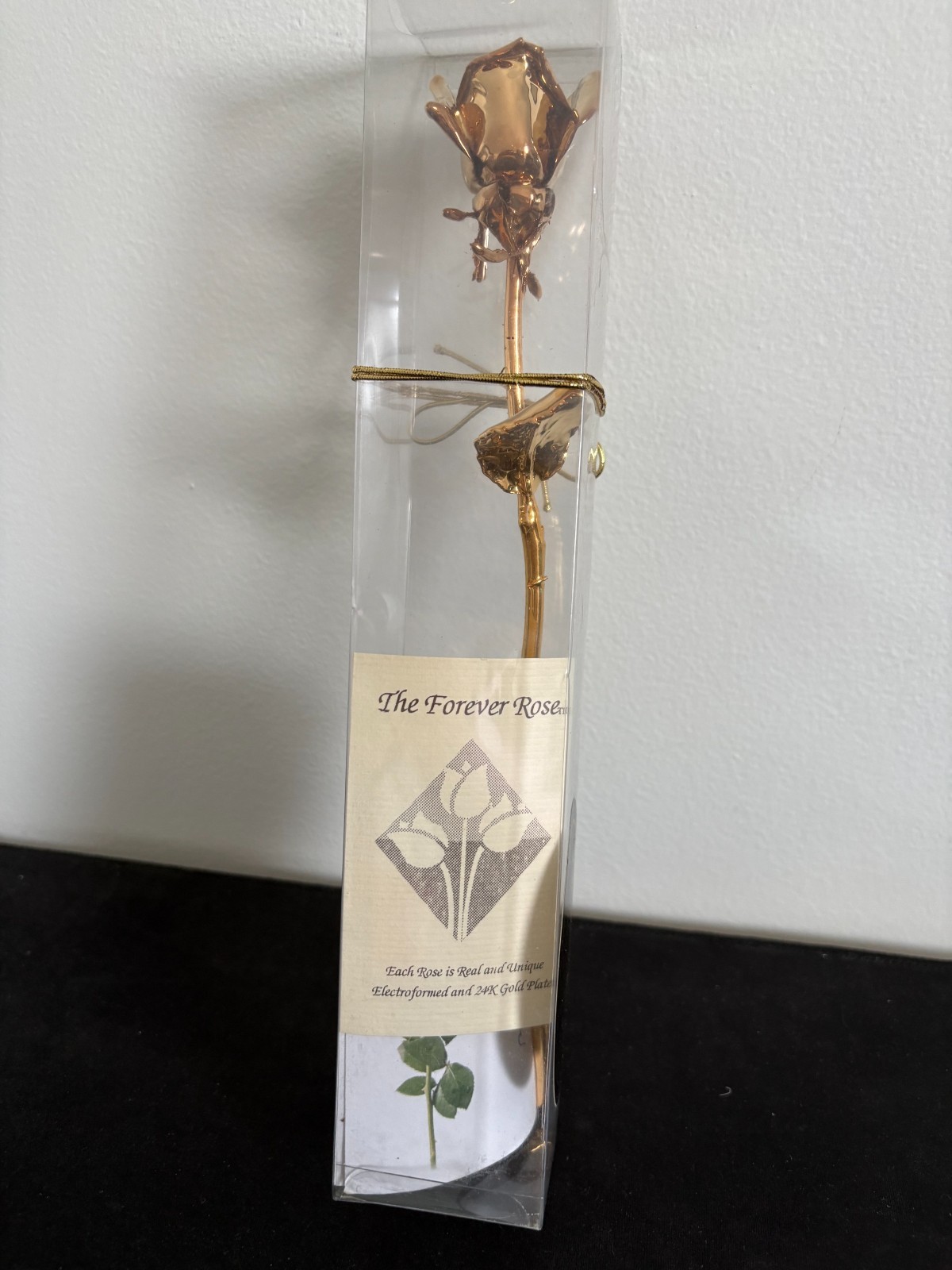 The Forever Rose ~ Real Rose Dipped & Preserved in 24 Kt. Gold